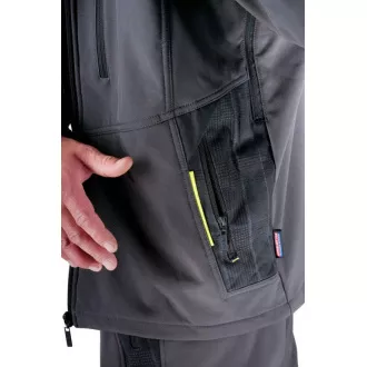 OLZA Softshelljacke grau L OLZA Softshelljacke grau L