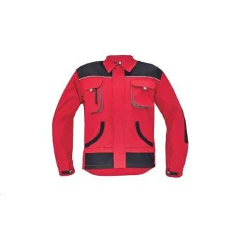 FF CARL BE-01-002 Jacke rot / schwarz 54 FF CARL BE-01-002 Jacke rot / schwarz 54
