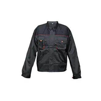 FF CARL BE-01-002 Jacke schwarz / rot 52