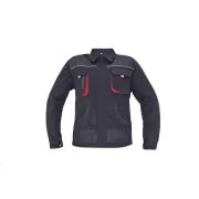 FF CARL BE-01-002 Jacke schwarz / rot 58