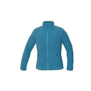 GOMTI Damen Fleecejacke blaues L