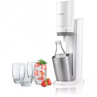 Crystal White Mineralwasser SodaStream Wassersprudler Crystal White Mineralwasser SodaStream Wassersprudler
