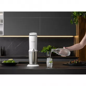 Crystal White Mineralwasser SodaStream Wassersprudler Crystal White Mineralwasser SodaStream Wassersprudler