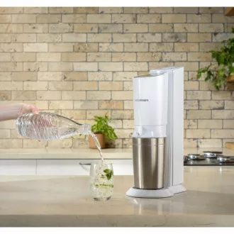 Crystal White Mineralwasser SodaStream Wassersprudler Crystal White Mineralwasser SodaStream Wassersprudler