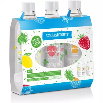 Flasche JET 3 x 1l WEISS (LE FRUCHT) SODASTREAM Flasche JET 3 x 1l WEISS (LE FRUCHT) SODASTREAM