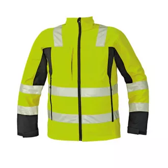 MALTON-Softshell. Jacke HV gelb S