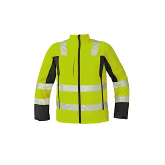 MALTON-Softshell. Jacke HV gelb L MALTON-Softshell. Jacke HV gelb L