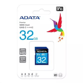 ADATA SDHC-Karte 32 GB Premier UHS-I Klasse 10 ADATA SDHC-Karte 32 GB Premier UHS-I Klasse 10