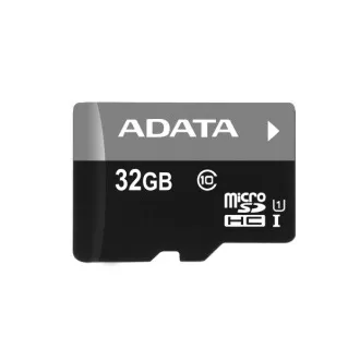 ADATA MicroSDHC-Karte 32 GB UHS-I Klasse 10 + SD-Adapter, Premier