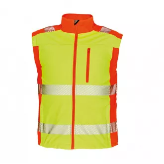 LATTON softsh. Jacke HV gelb / orange. m