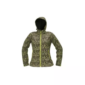 YOWIE print.soft. Jacke braun / grün L YOWIE print.soft. Jacke braun / grün L