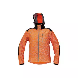 KNOXFIELD bedrucktes Softshell gelb M KNOXFIELD bedrucktes Softshell gelb M