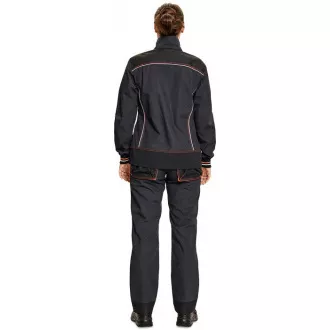KNOXFIELD LADY Jacke anthrazit / rot 38 KNOXFIELD LADY Jacke anthrazit / rot 38