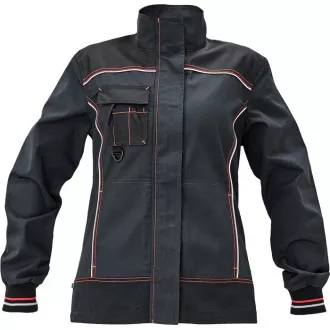 KNOXFIELD LADY Jacke anthrazit / rot 42 KNOXFIELD LADY Jacke anthrazit / rot 42