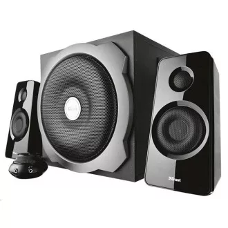 TRUST 2.1 Tytan Subwoofer-Lautsprecherset - schwarz, schwarz