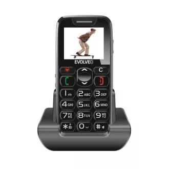 EVOLVEO EasyPhone, Seniorenhandy mit Ladestation (schwarz) EVOLVEO EasyPhone, Seniorenhandy mit Ladestation (schwarz)