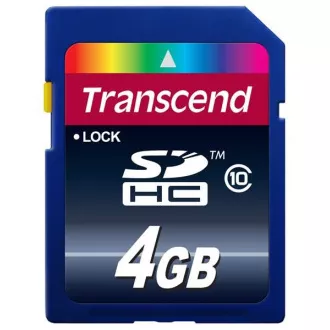 TRANSCEND SDHC-Karte 4GB Premium, Klasse 10