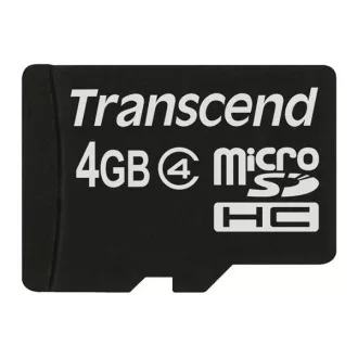 TRANSCEND MicroSDHC-Karte 4GB Klasse 4, ohne Adapter