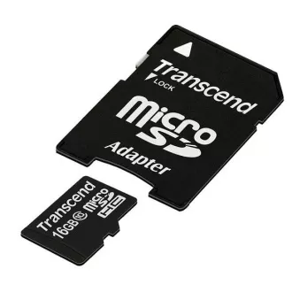 TRANSCEND MicroSDHC-Karte 16GB Class 10+ Adapter TRANSCEND MicroSDHC-Karte 16GB Class 10+ Adapter