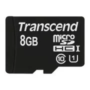 TRANSCEND MicroSDHC-Karte 8GB Premium, Klasse 10 UHS-I 300x, ohne Adapter