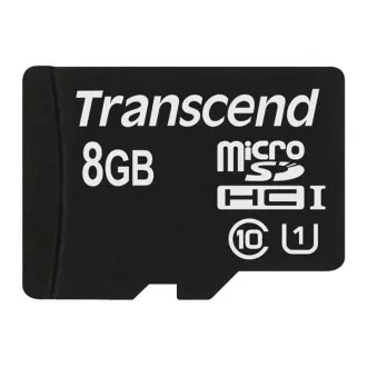 TRANSCEND MicroSDHC-Karte 8GB Premium, Klasse 10 UHS-I 300x, ohne Adapter