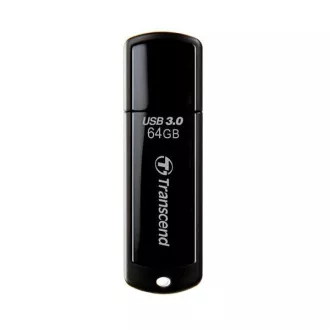 TRANSCEND Flash Disk 64GB JetFlash®700, USB 3.0 (R: 80 / B: 25 MB / s) schwarz