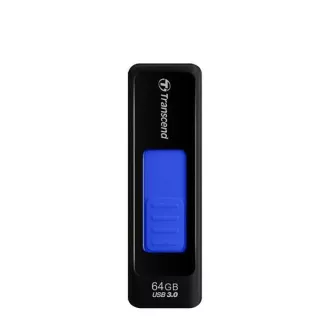 TRANSCEND Flash Disk 64GB JetFlash®760, USB 3.0 (R: 80 / B: 25 MB / s) schwarz / dunkelblau