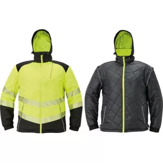 KNOXFIELD PROFI HV doppelseitige Jacke gelb XL