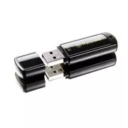 TRANSCEND Flash Disk 8GB JetFlash®350, USB 2.0 (R: 13 / B: 4 MB/s) schwarz