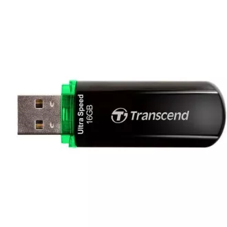 TRANSCEND Flash Disk 16GB JetFlash®600, USB 2.0 (R: 32 / B: 16 MB / s) schwarz / grün TRANSCEND Flash Disk 16GB JetFlash®600, USB 2.0 (R: 32 / B: 16 MB / s) schwarz / grün