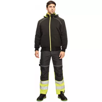 KNOXFIELD PROFI HV Frotteejacke gelb 5XL