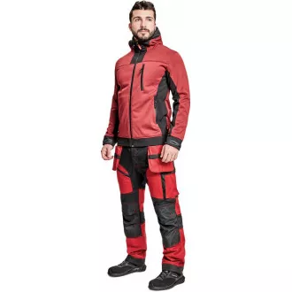 HUYER SOFTSHELL Jacke oliv XL