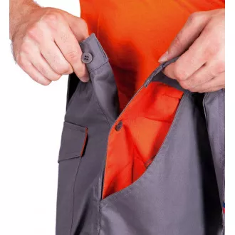 DESMAN Hose lacl grau / orange 56