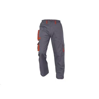 DESMAN Taillenhose grau / orange 52