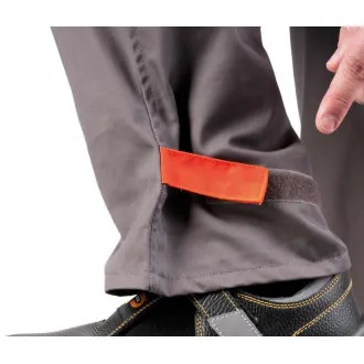 DESMAN Taillenhose grau / orange 52
