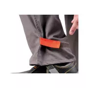 DESMAN Taillenhose grau / orange 60