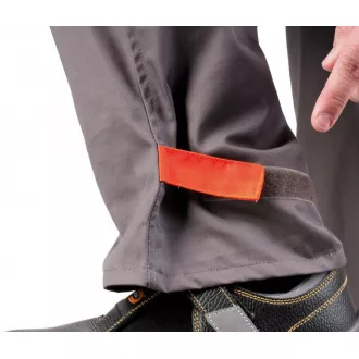 DESMAN Taillenhose grau / orange 64