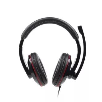 GEMBIRD Kopfhörer mit Mikrofon MHS-U-001 Gaming, schwarz, USB