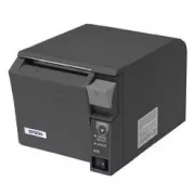 EPSON TM-T70II Kassendrucker, USB + Seriell, schwarz, Cutter, mit Netzteil