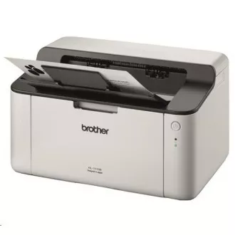 BROTHER Schwarzweiß-Laserdrucker HL-1110E - A4, 20ppm, 600x600, 1MB, GDI, USB 2.0, weiß