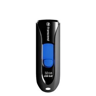 TRANSCEND Flash Disk 32GB JetFlash®790, USB 3.1 (R: 90 / B: 25 MB / s) schwarz / blau