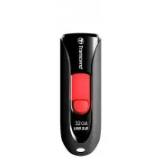 TRANSCEND Flash Disk 32GB JetFlash®590K, USB 2.0 (R: 16 / B: 6 MB / s) schwarz