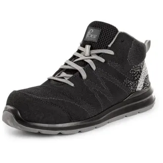 Schuhe CXS TEXLINE MURTER S1PS, Knöchel, schwarz-grau, Größe 44
