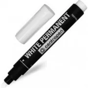 Marker Centropen 8586 permanent weiße zylindrische Spitze 2,5 mm