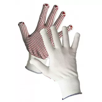 GANNET Nylonhandschuhe, PVC Zielscheibe. 9