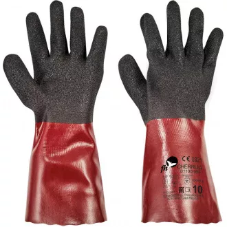 CHERRUG FH Handschuhe P schwarz / rot 10 CHERRUG FH Handschuhe P schwarz / rot 10