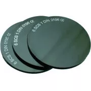 Glas für Schweißerbrille, Durchmesser 50 mm, dunkel Nr. 5