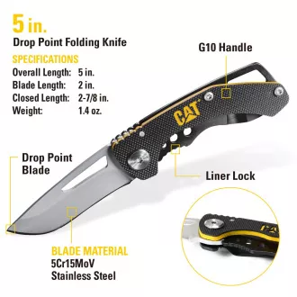 Caterpillar Multifunktionales Geschenkset, Messer, Zange und Schlüsselanhänger CT240192