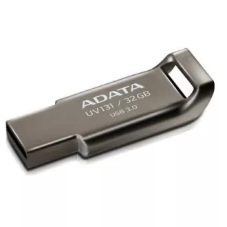 ADATA Flash Disk 32GB UV131, USB 3.1 Dash Drive, Chrom, Metall, grau