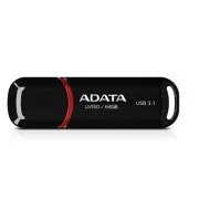 ADATA Flash Disk 64GB UV150, USB 3.1 Dash Drive (R: 90 / B: 20 MB/s) schwarz